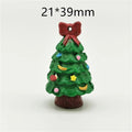 4-Piece 3D Resin Christmas Ornament Set