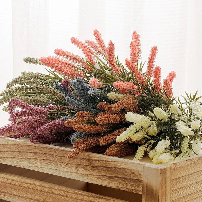 Artificial Lavender Flower Stems, 6 Colors