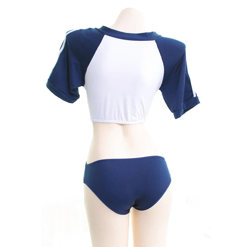 Japanese Anime School Girl Cheerleader Costume – Gym Cosplay Outfit