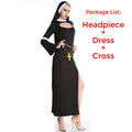 Adult Halloween Jesus Priest Cross Suit