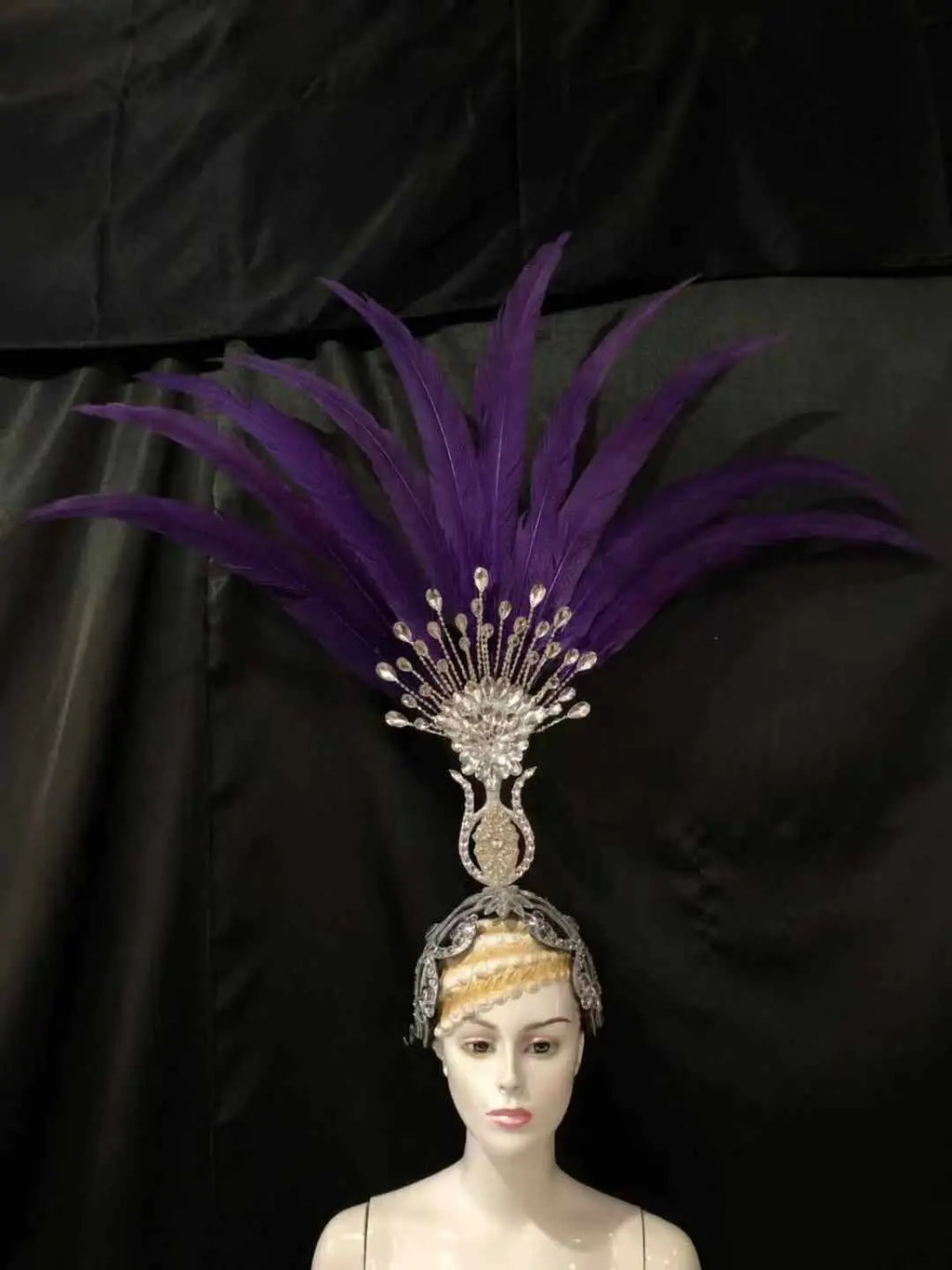 The Stardust Aurora – Premium Feathered Samba Carnival Headdress