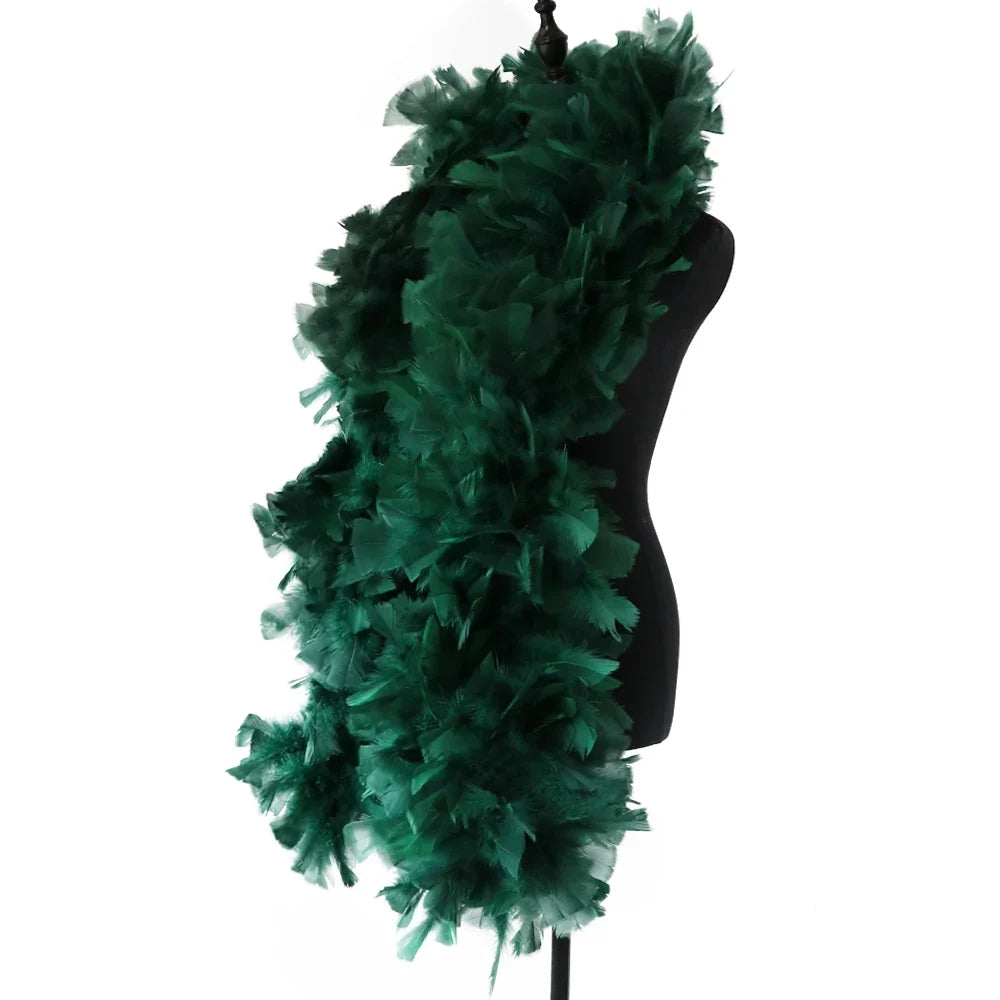 Thick Turkey Feather Performance Boa (2 Yards)