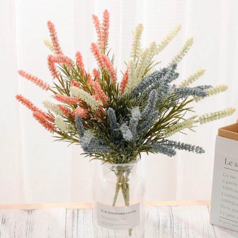 Artificial Lavender Flower Stems, 6 Colors