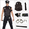 America U.S. Police Dirty Cop Officer Costume