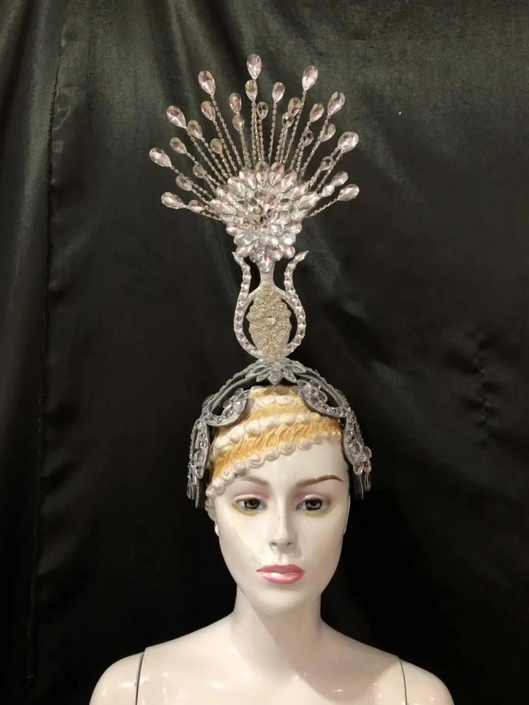 The Stardust Aurora – Premium Feathered Samba Carnival Headdress