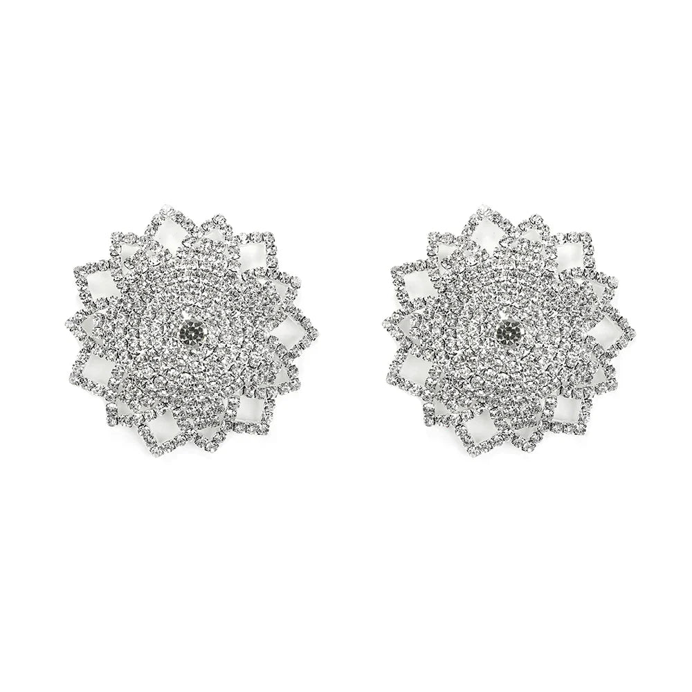 Sparkling Rhinestone Reusable Nipple Pasties Set