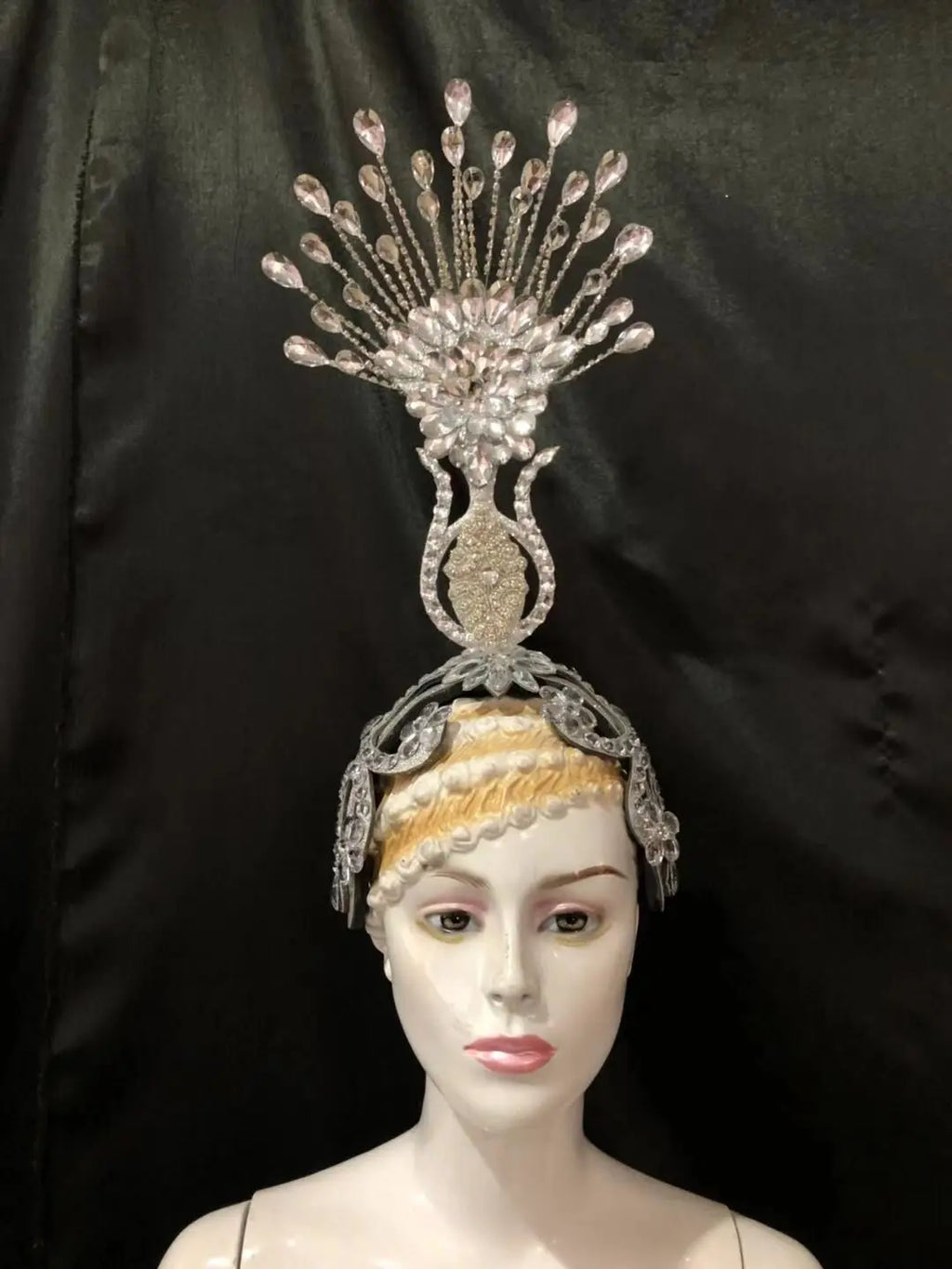 The Stardust Aurora – Premium Feathered Samba Carnival Headdress
