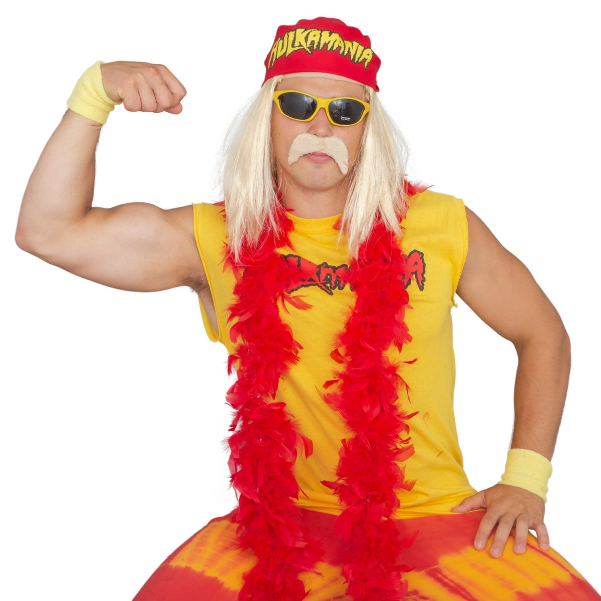 Hulk Hogan Hulkamania Complete Costume Set