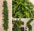 8' Deluxe Norfolk Pine Mantle Garland