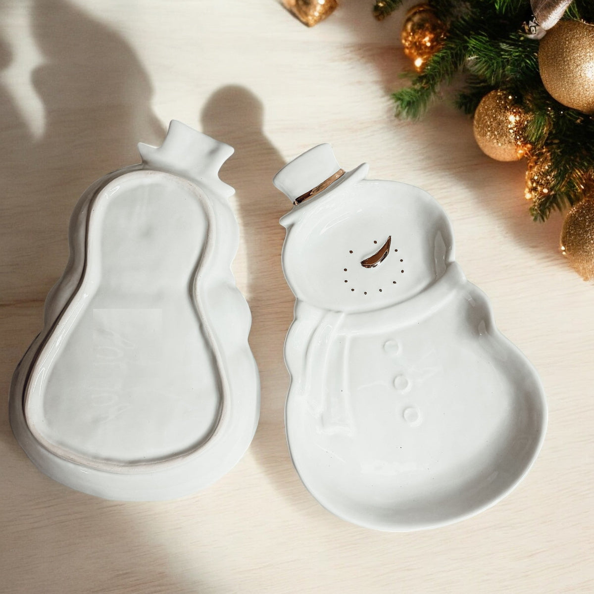 Snowman Dish