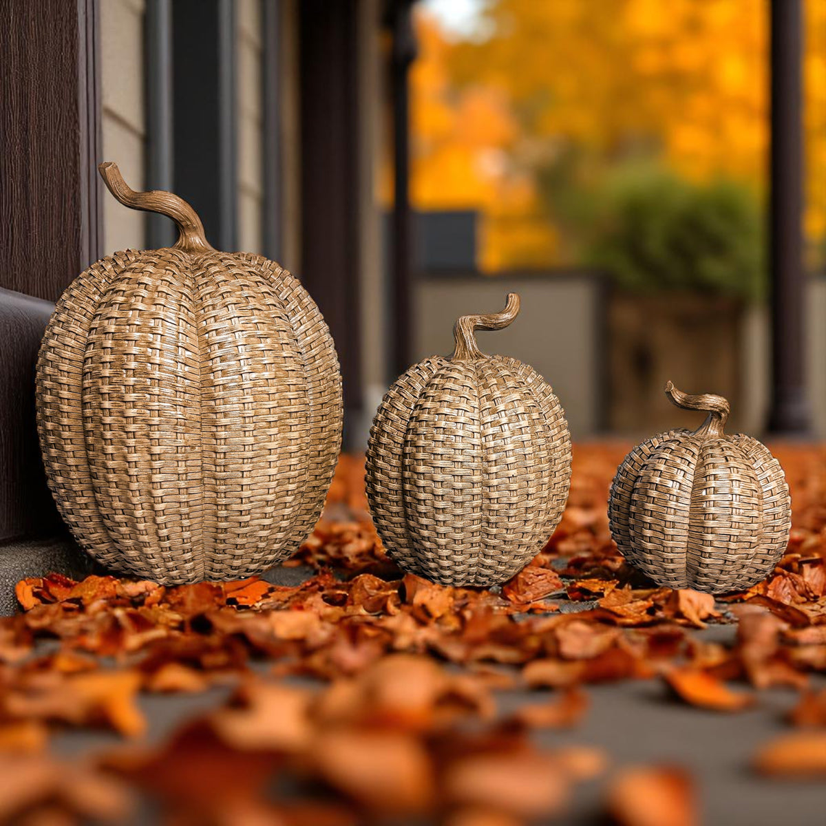 Rattan Pumpkins