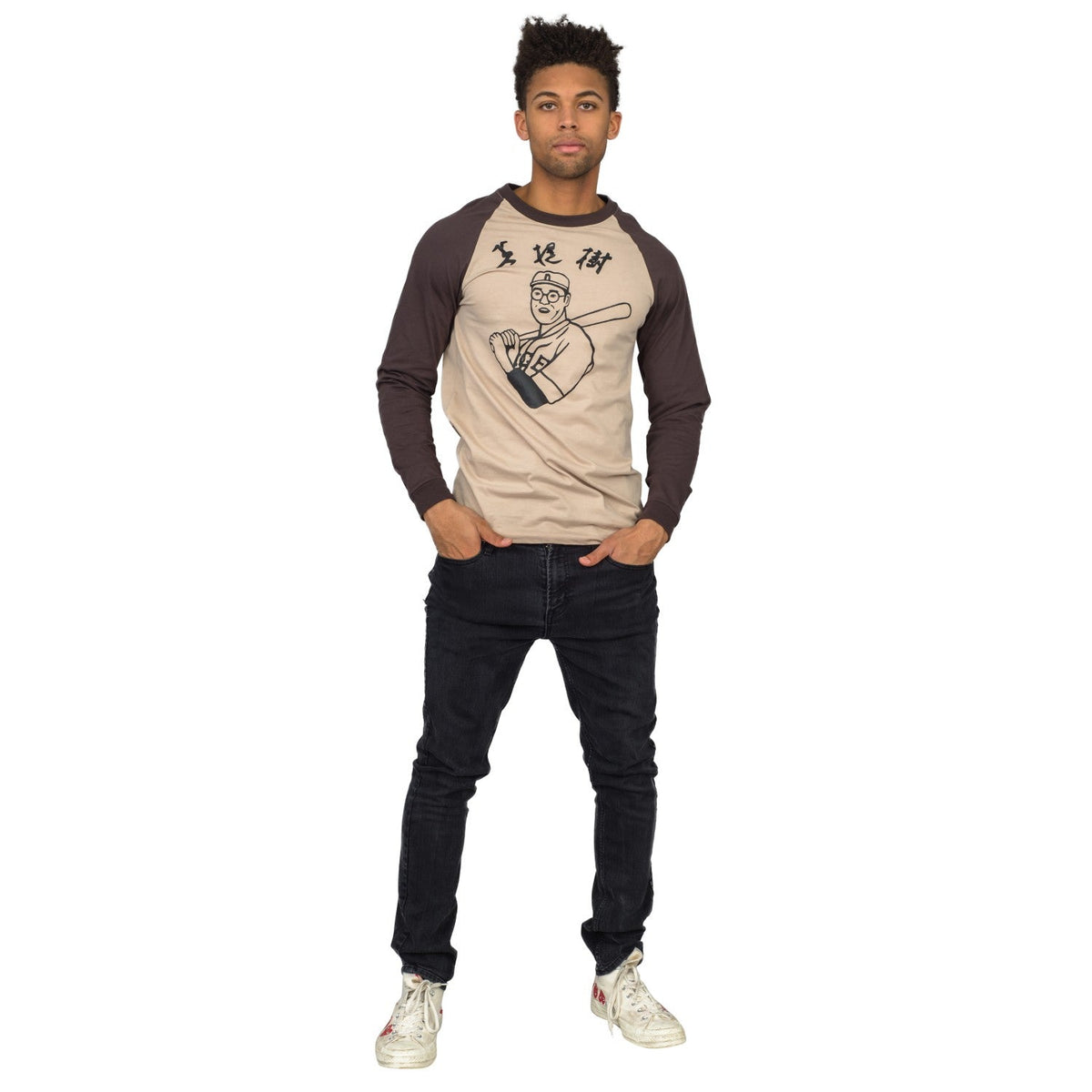 Kaoru Betto Baseball Replica Raglan Adult Unisex Halloween Cosplay Costume T-shirt