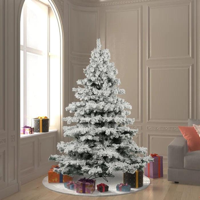 Kinsey Flocked Artificial Pine Christmas Tree