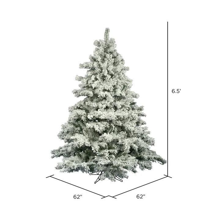 Kinsey Flocked Artificial Pine Christmas Tree