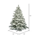 Kinsey Flocked Artificial Pine Christmas Tree