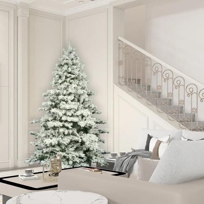 Kinsey Flocked Artificial Pine Christmas Tree