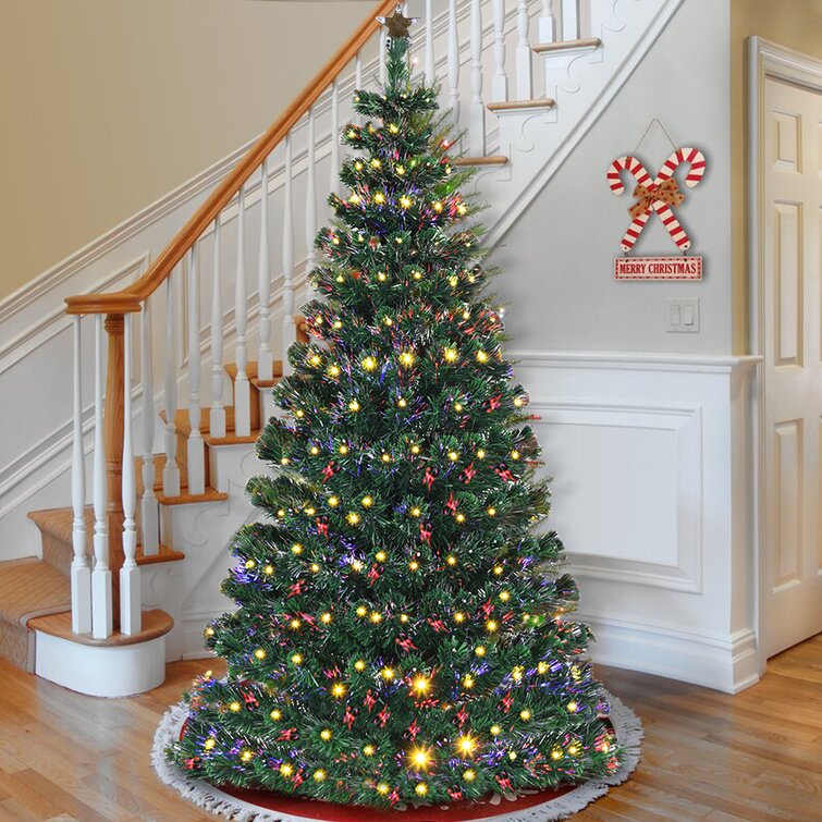 LED Fiber Optic Artificial Christmas Tree