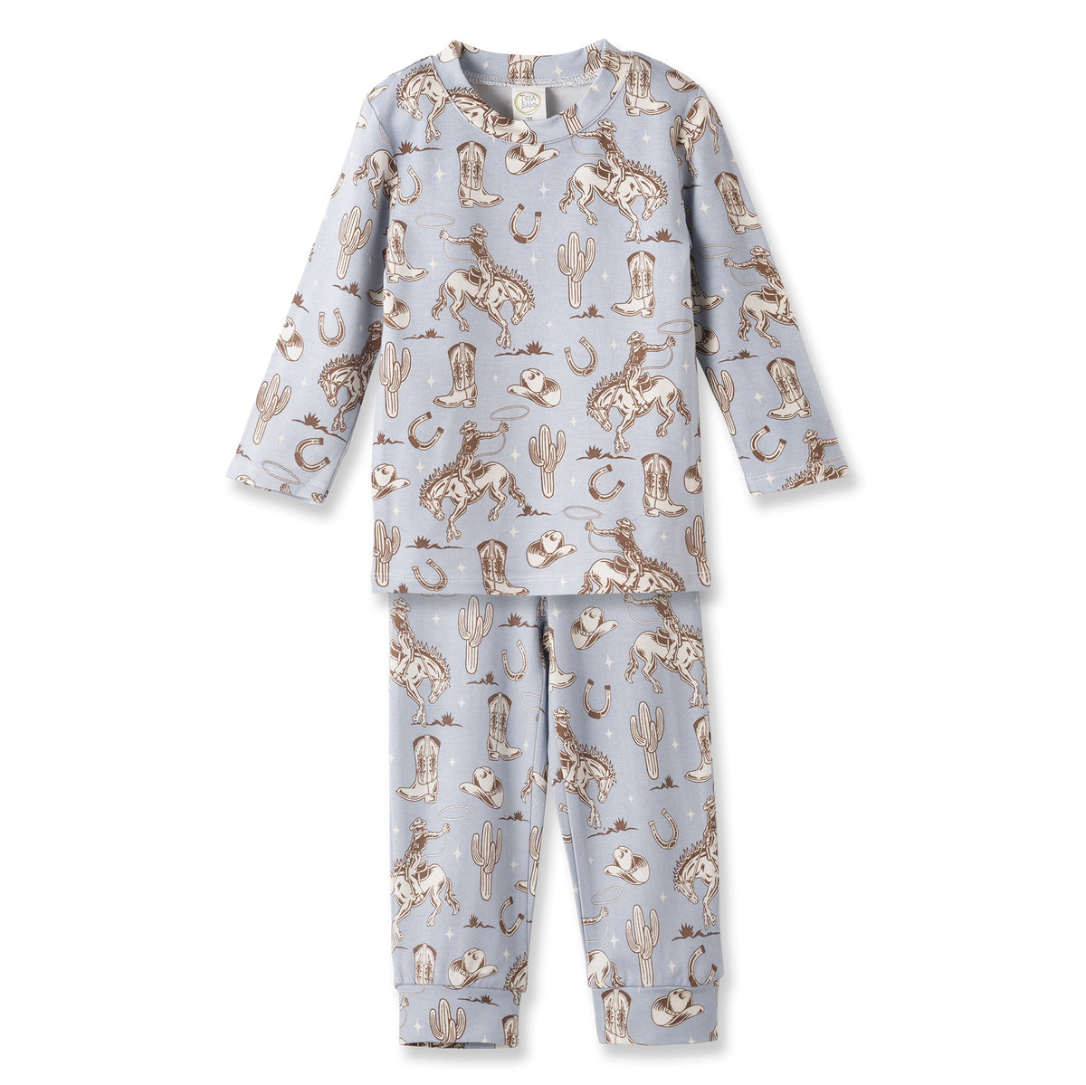 Wild Wrangler Cowboy Western Bamboo Boys Pajama Set 18M-4T