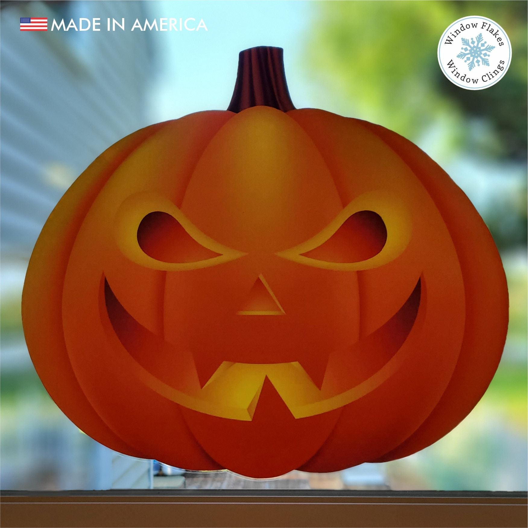 Pumpkin Window Clings