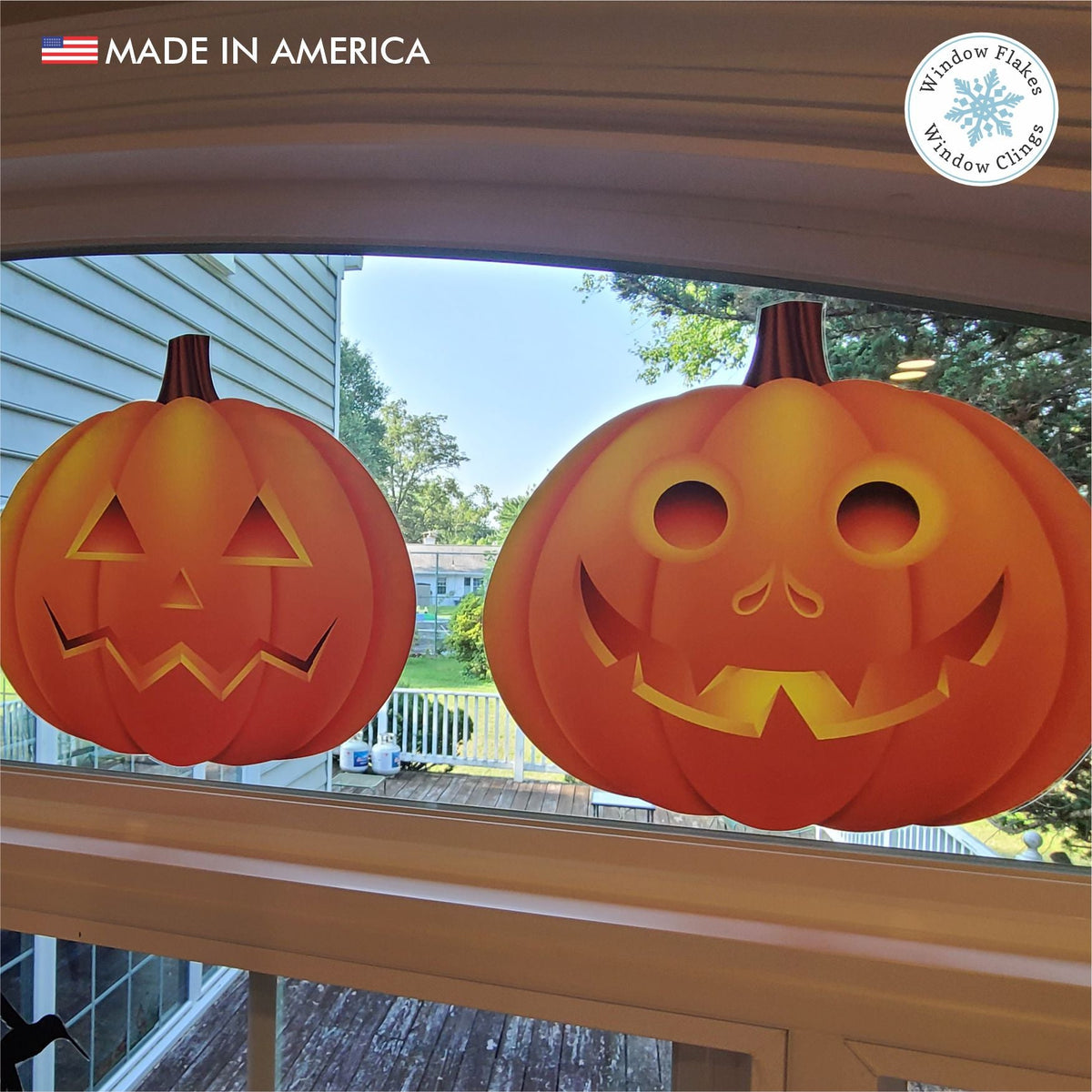 Pumpkin Window Clings