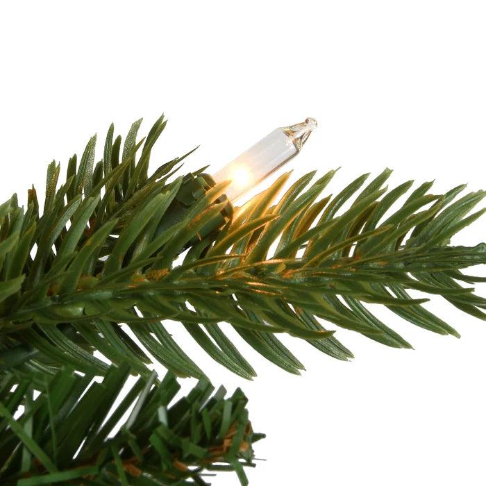 Lighted Artificial Spruce Christmas Tree