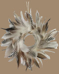 8"D Feather Wreath