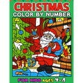 Christmas Color by Number for kids ages 4-8 - Paperback