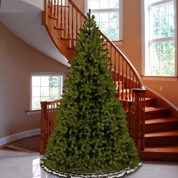 10' Full Artificial Fir Christmas Tree with Metal Stand