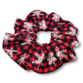 Buffalo Snowflake Christmas Bullet Scrunchie