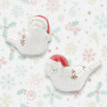 Pre Order Set of 2 Winter Birds w/ Santa Hats