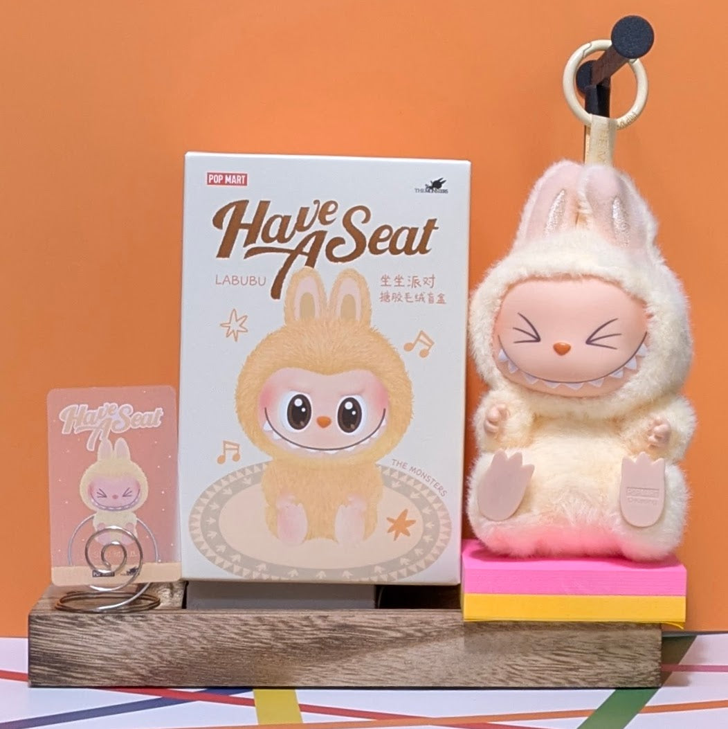 [IN STOCK] POPMART Have a Seat Vinyl Plush Blind Box Labubu