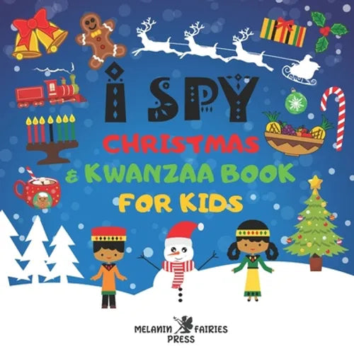 I Spy Christmas & Kwanzaa Book For Kids: African American Toddlers Little Black Girls & Boys: A Fun Guessing Activity Puzzle Game Book & Stocking Stuf - Paperback
