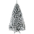 Artificial Snow Flocked Christmas Tree - 340 Branch Tips, Lush & Elegant