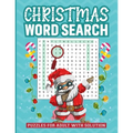 Christmas Word Search Puzzles for Adult with Solution: Exciting Brain Exercise Wordsearch Puzzles Activity Games Holiday Fun with Perfect Gift Book fo - Paperback