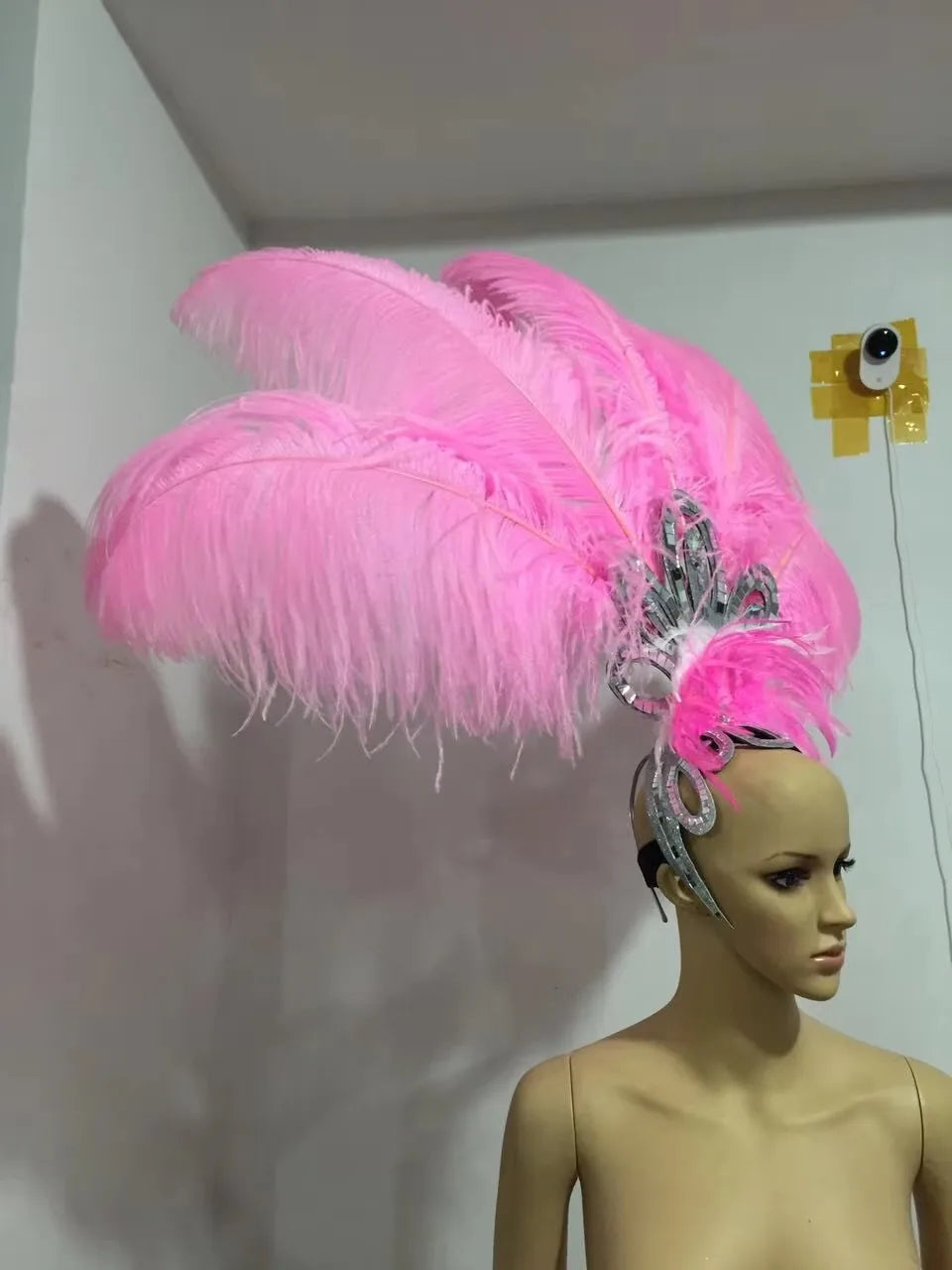The Stardust Empress – Deluxe Feathered Samba & Carnival Crown