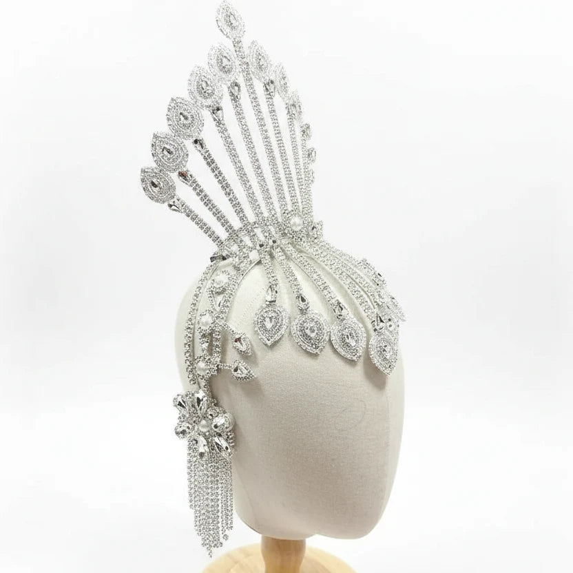 Rhinestone Showgirl Headpiece