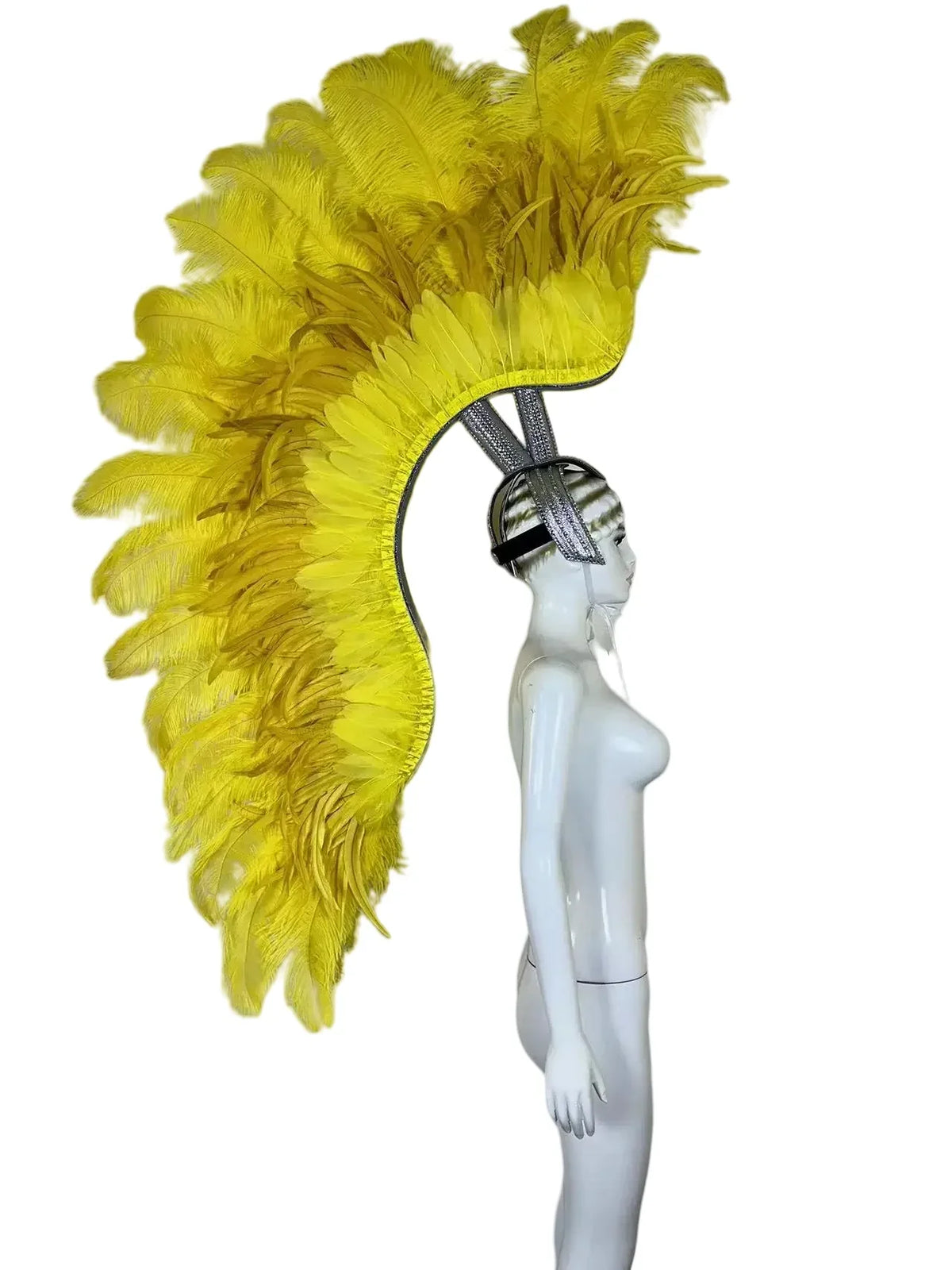 The Stardust Luminary – Premium Feathered Carnival & Samba Halo Headdress