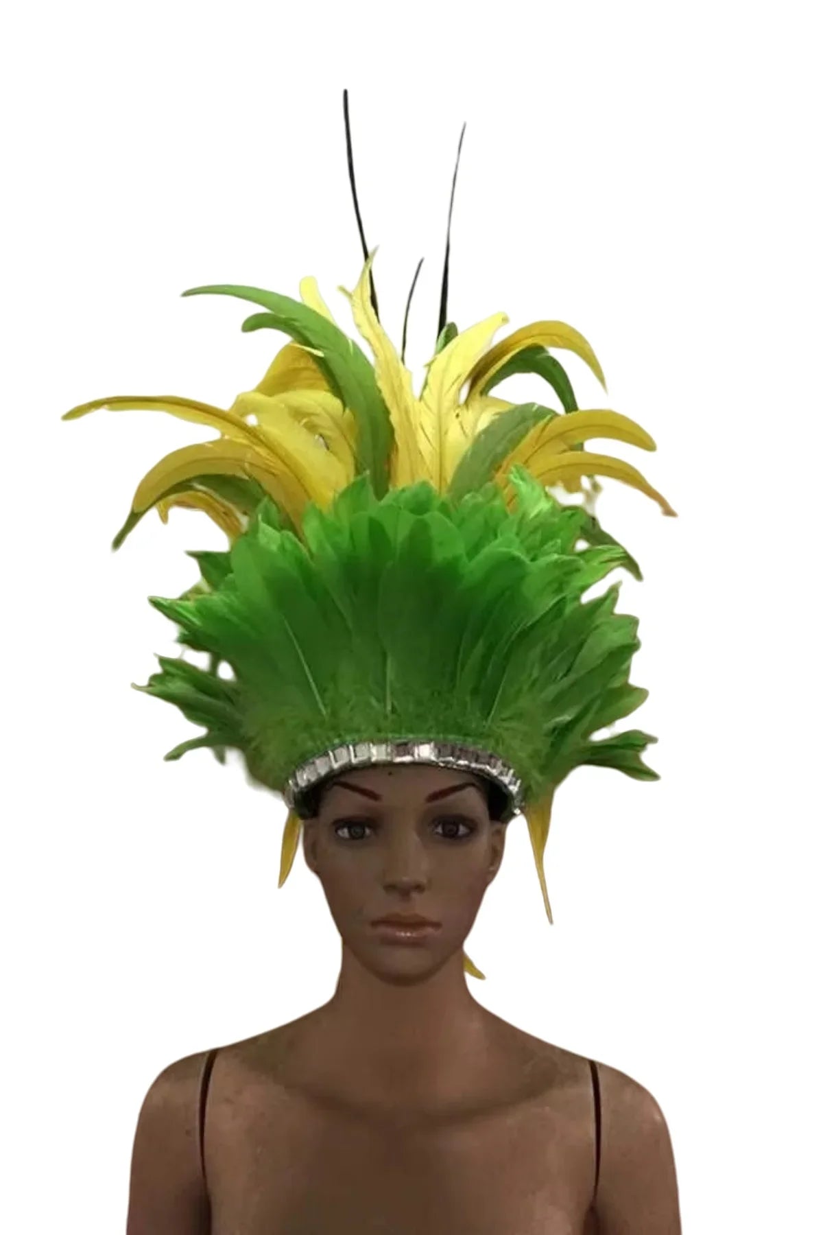 The Stardust Luminary – Premium Feathered Carnival & Samba Halo Headdress