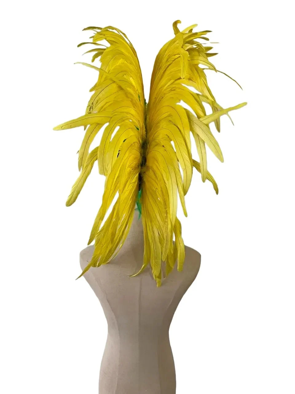 The Stardust Samba Radiance – Elegant Feathered Stage & Carnival Headdress