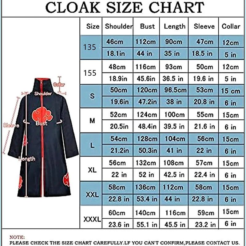 Unisex Cosplay Cloak Robe Cape Costume – Anime Style Outfit