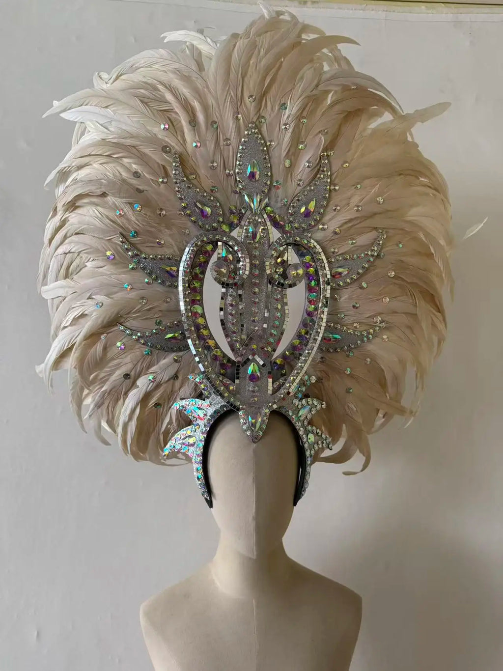 The Stardust Copacabana Feather Crown – Samba Parade Headdress
