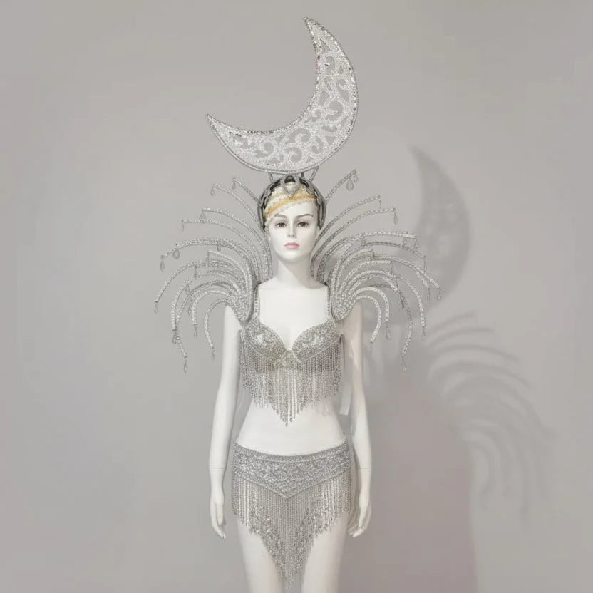 Celestial Moon & Star Feathered Performance Set