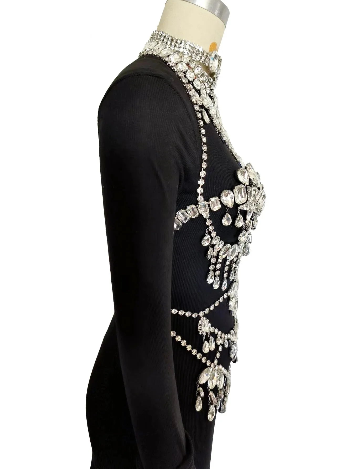 Rhinestone Crystal Full Body Chain