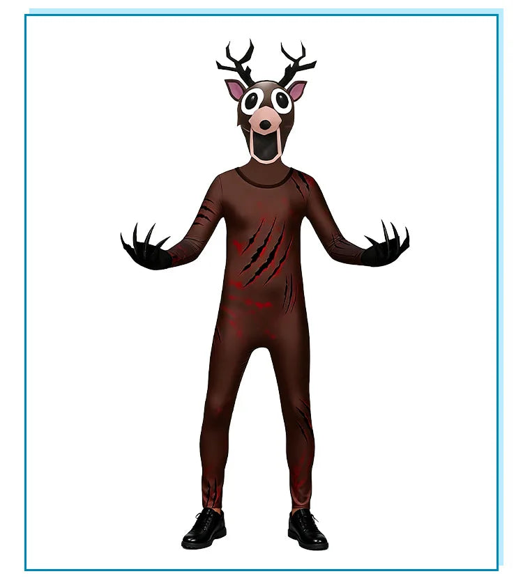 Kids Deer Owl Cosplay Costume Jumpsuit – Animal Outfit
