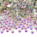 SS3-SS60 AB Gold Bottom Non-Hotfix Glass Flatback Rhinestone