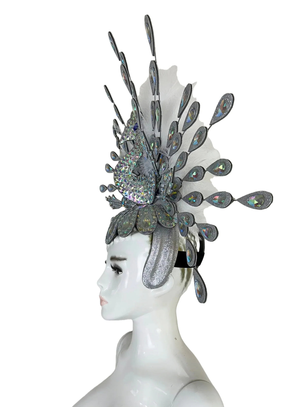 The Stardust Dionysia – Silver Starburst Carnival & Masque Ball Headdress