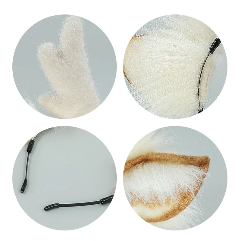 Cute Plush Deer Antler Headband for Women