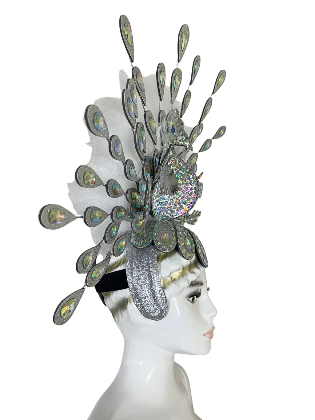 The Stardust Dionysia – Silver Starburst Carnival & Masque Ball Headdress