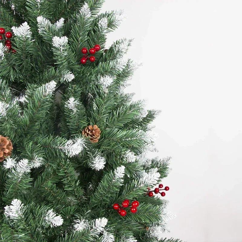 4/5/6ft Artificial Christmas Pine Tree - PVC, Eco-Friendly with Sturdy Metal Stand