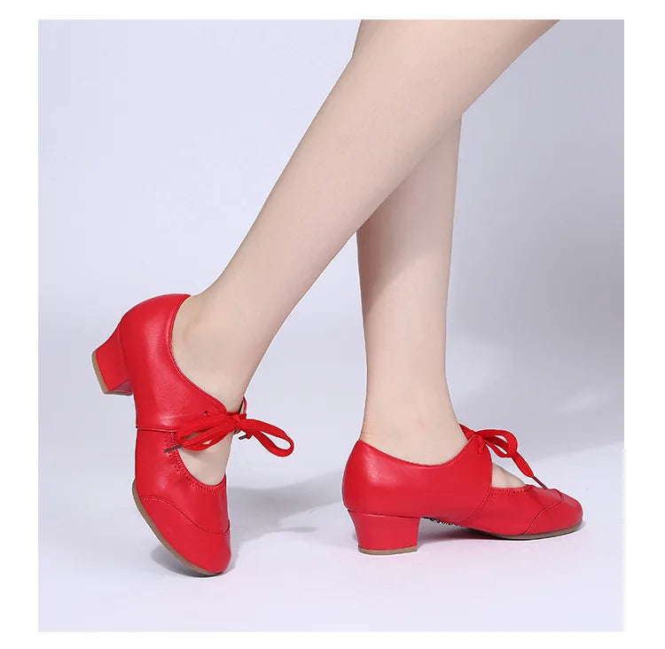 The Stardust Encore Practice Oxford – Leather Latin & Jazz Dance Shoe